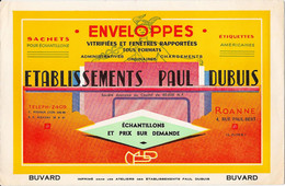 ENVELOPPES - Vitrifiées Et Fenêtres Rapportées Tous Formats Etablissement Paul DUBUIS 4, Rue Paul Bert ROANNE - Papeterie