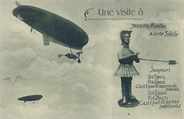 BELGIQUE - CARTE POSTALE UNE VISITE A JEAN DE NIVELLES JACQMART CAD BRAINE 1910 - Nijvel