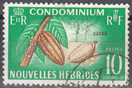 Nouvelles Hebrides 1965 Michel 216 O Cote (2005) 1.30 Euro Arbre De Cacao Cachet Rond - Gebraucht