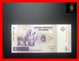 CONGO DEMOCRATIC REPUBLIC 5 Francs 1.11.1997  P. 86 A  "printer HdM"    UNC - República Democrática Del Congo & Zaire
