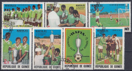 GUINEA 858-864,used,football - Usati