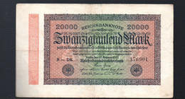 Billet Allemand De  20000 Marks  1923  (PPP33175) - 20.000 Mark