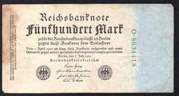 Billet Allemand De  500 Marks  1922  (PPP33177) - 500 Mark
