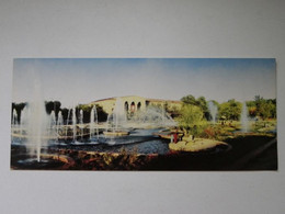 Ashgabat / Turkmenistan / Fountain  / Russian Postcard 1967 Year - Turkmenistan