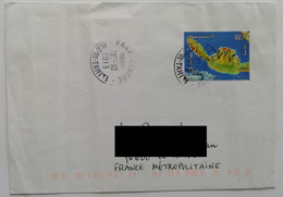 Lot De 2 Lettres Ayant Voyagé De Polynésie Dont Un Retour à L'envoyeur - Storia Postale