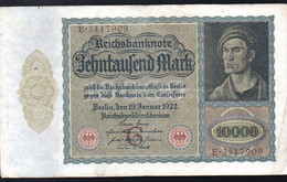 Billet Allemand De 10000 Marks 1922  (M2859) - 10000 Mark