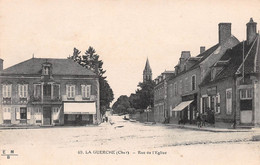 La GUERCHE-sur-l'AUBOIS - Rue De L'Eglise - La Guerche Sur L'Aubois