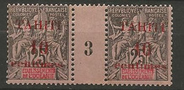 TAHITI N° 31 Millésime 2 Variétée I Squeléttique NEUF** LUXE SANS CHARNIERE / MNH - Unused Stamps