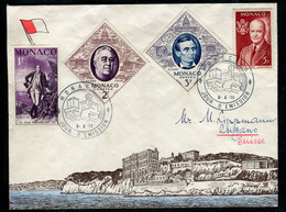 Monaco - Enveloppe FDC En 1956 ( Fipex ) En 1956 Pour La Suisse - Ref N 140 - FDC