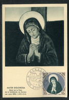 Monaco - Carte Maximum En 1955 - Mater Dolorosa - Ref N 145 - Maximum Cards