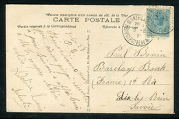 Monaco - Affranchissement De Monte Carlo Sur Carte Postale Pour Aix Les Bains En 1927 - Ref N 151 - Storia Postale