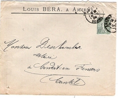 Enveloppe En-tête Louis Béra à Amiens 1904 - 1900 – 1949