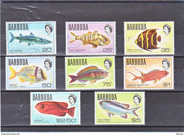 BARBUDA 1968 POISSONS Yvert 20A-27 NEUF** MNH Cote : 24,65 Euros - Barbuda (...-1981)