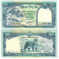 Nepal 50 Rupees 2015 UNC - Népal