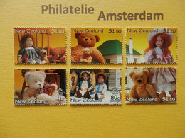 New Zealand 2000, DOLLS / TEDDY BEARS: Mi 1866-71, ** - Dolls