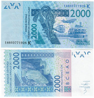 Senegal 2000 Francs 2014 UNC (West African States CFA) - Senegal