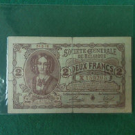 BELGIO 2 FRANC 1916 - Otros & Sin Clasificación