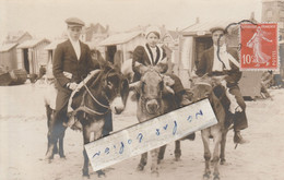 BERCK-PLAGE - On Pose  Sur La Plage En 1913   ( Carte Photo ) - Berck