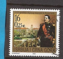 2003  3138  MILITAERMUSEUM  JUGOSLAVIJA JUGOSLAWIEN SERBIEN SRBIJA MONTENEGRO CRNA GORA MILAN OBRENOVIC KOENIG  USED - Used Stamps