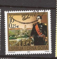 2003  3138  MILITAERMUSEUM  JUGOSLAVIJA JUGOSLAWIEN SERBIEN SRBIJA MONTENEGRO CRNA GORA MILAN OBRENOVIC KOENIG  USED - Used Stamps
