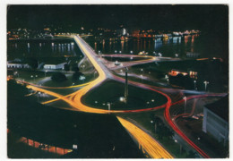 CPM Côte D'ivoire Abidjan La Nuit 1966 - Côte-d'Ivoire