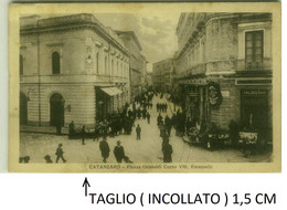 CATANZARO - PIAZZA GRIMALDI CORSO VITT. EMANUELE - EDIZIONE SPINOSA - SPEDITA 1926 (8243) - Catanzaro