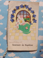 Faire Part Carte Souvenir De Bapteme Belgique Marcinelle Montignies Sur Sambre - Naissance & Baptême