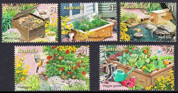 Australie Australia 4785/89 Bf 286 Et Carnets 4790/92 Jardins, Flore, Abeille, Papillon, Coccinelle, Oiseau, Grenouille - Non Classés