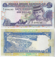 Banknote Brunei 1 Ringgit 1989 Pick-13 Unc (US$ 10) - Brunei