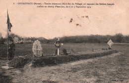 CPA - COURGIVAUX (51) - Tombe Commune Où Reposent Des Soldats Français Tombés ... - Cimetières Militaires