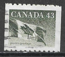 Canada 1992. Scott #1395 (U) Flag - Markenrollen