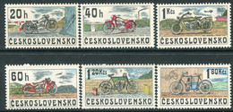 CZECHOSLOVAKIA 1975 History Of Motorcycle Construction MNH / **. Michel 2272-77 - Nuevos