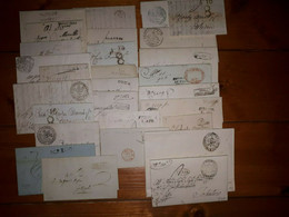 Lotto Misto Di 28 Lettere Prefilateliche O Non Affrancate - 1. ...-1850 Prefilatelia