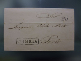 PRÉ-FILATÉLIA - COIMBRA - CBR11 T.E PRETO (16 SET 845) - ...-1853 Préphilatélie