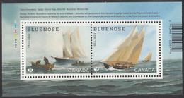 Canada 2021 MNH Souvenir Sheet Of 2 (P) Bluenose Schooner - Nuevos