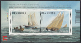 Canada 2021 MNH Souvenir Sheet Of 2 (P) Bluenose Schooner CAPEX 22 O/P - Nuevos