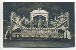 Carte Photo  18 LA GUERCHE Sur L'AUBOIS - Cavalcade 1931 - Char Arabie - La Guerche Sur L'Aubois