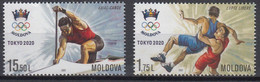 MOLDOVA 2021.Summer Olympic Games Tokyo 2020 Set 2 Stamps - Zomer 2020: Tokio