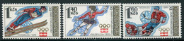 CZECHOSLOVAKIA 1976 Winter Olympic Games, Innsbruck  MNH / **. Michel 2305-07 - Unused Stamps