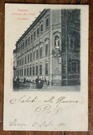 FAENZA - PALAZZO DEI CONTI FERNIANI  - CARTOLINA D'EPOCA VIAGGIATA NEL 1902 - CPF80 - Ravenna