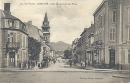 CPA Saint-Dié Rue Gambetta Et Rue Thiers - Saint Die