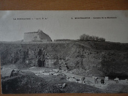 CPA 50 MONTMARTIN - Carrière De La Marbrerie - Vers 1906 - Montmartin Sur Mer