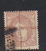 STAMPS-SPAIN-1870-USED-SEE-SCAN - Oblitérés