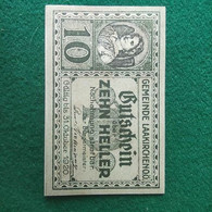 AUSTRIA NOT GELD 10   Heller 1920 - Autriche