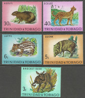 Trinidad & Tobago. 1971 Trinidad Wildlife. MNH Complete Set SG 392-396 - Trinidad En Tobago (1962-...)