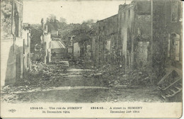 1914-15... Une Rue De NOMENY , 24 Décembre 1914 ; A Street In NOMENY December 24th 1914 , µ - Nomeny
