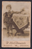 +++ Photo Ancienne Sur Carton - CDV - ISEGHEM - IZEGEM - D'Hont - Dewaele - Enfant  // - Izegem