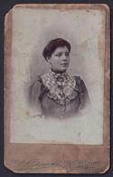 +++ Photo Ancienne Sur Carton - CDV - ETTERBEEK - Bruxelles - L. Fremault - Portrait De Femme  // - Etterbeek