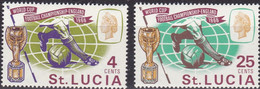 St. Lucia. 1966, 196/97, MNH **, Football World Cup England - 1966 – Inglaterra