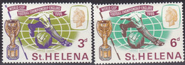 St.Helena. 1966, 175/76, MNH **, Football World Cup England - 1966 – Inglaterra